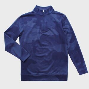 Boys Peter Millar Quarter Zip Perth Performance Large